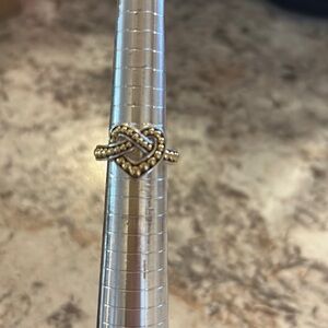 Gorgeous Lagos ring sz 7 sterling and 18k